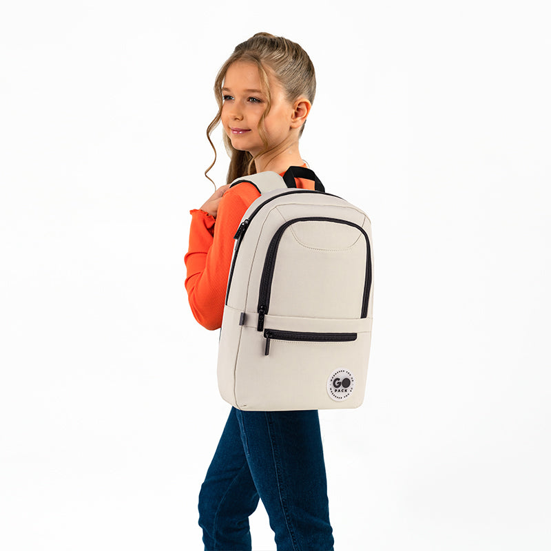 Backpack GoPack Education Teens Beige GO26-119S-3