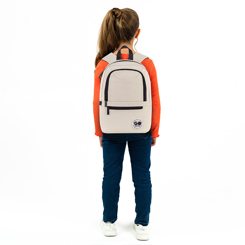Backpack GoPack Education Teens Beige GO26-119S-3