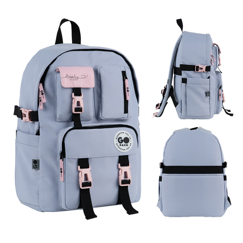 Backpack GoPack Education Teens Gray GO26-2500L-1