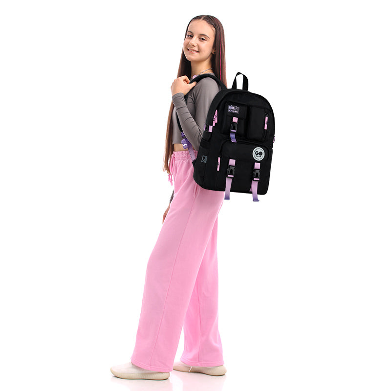 Backpack GoPack Education Teens Black, Gradient GO26-2500L-2
