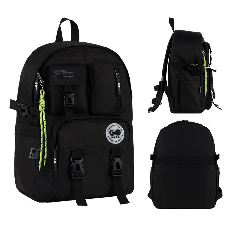 Backpack GoPack Education Teens Black GO26-2500L-3