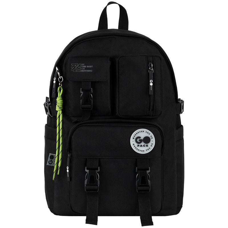 Backpack GoPack Education Teens Black GO26-2500L-3