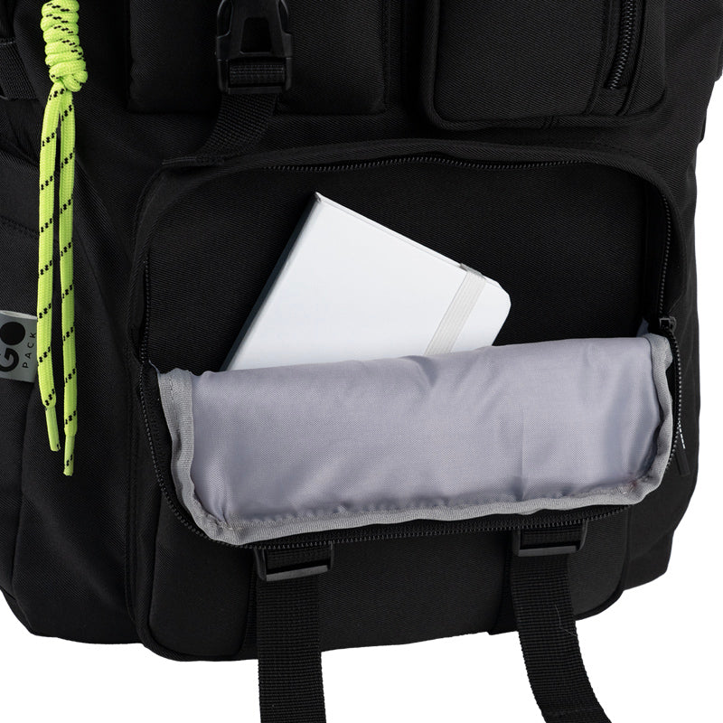 Backpack GoPack Education Teens Black GO26-2500L-3