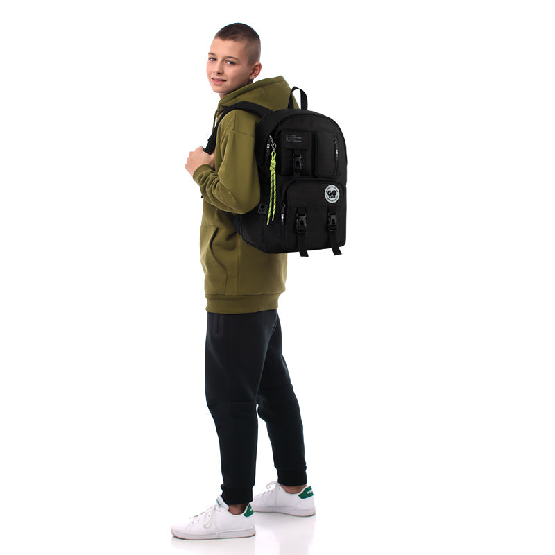 Backpack GoPack Education Teens Black GO26-2500L-3