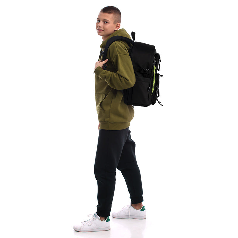 Backpack GoPack Education Teens Black GO26-2500L-3
