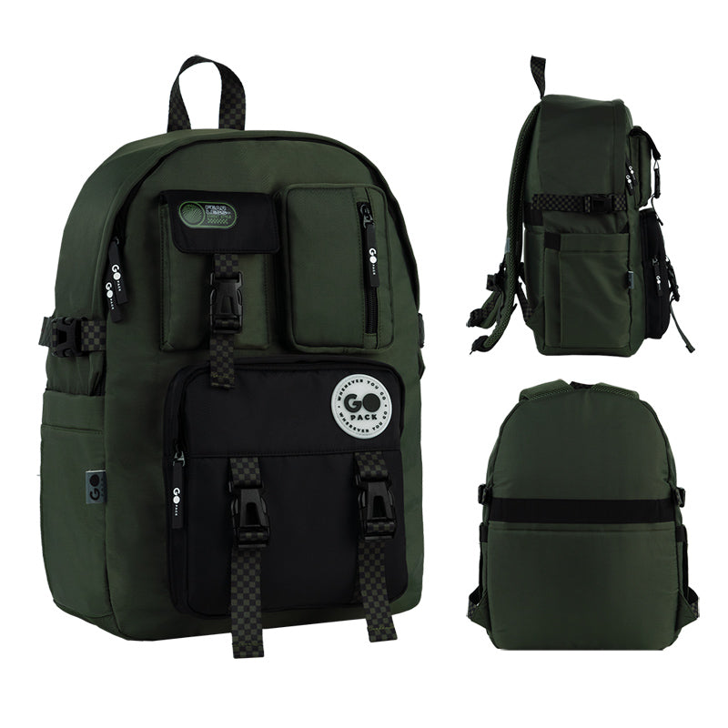 Backpack GoPack Education Teens Khaki GO26-2500L-4