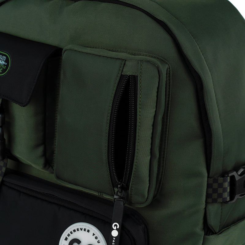 Backpack GoPack Education Teens Khaki GO26-2500L-4