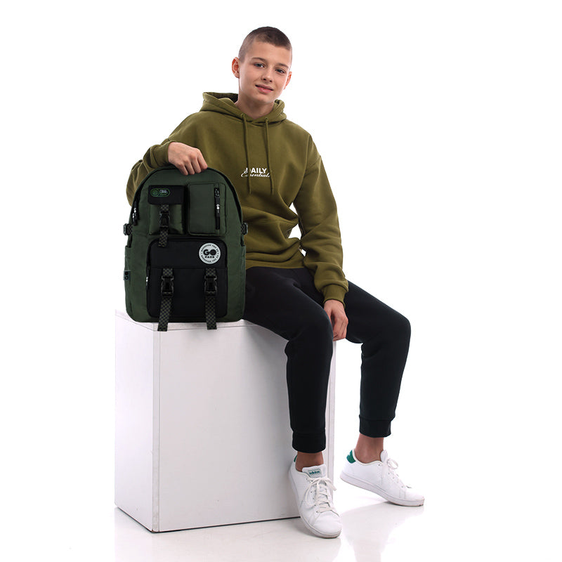 Backpack GoPack Education Teens Khaki GO26-2500L-4