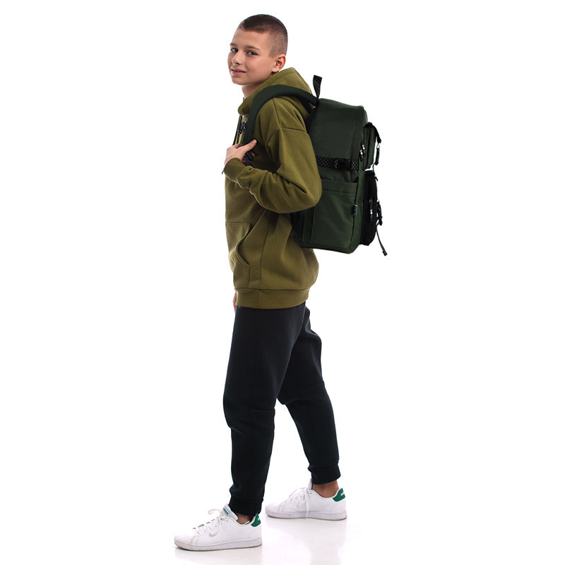Backpack GoPack Education Teens Khaki GO26-2500L-4