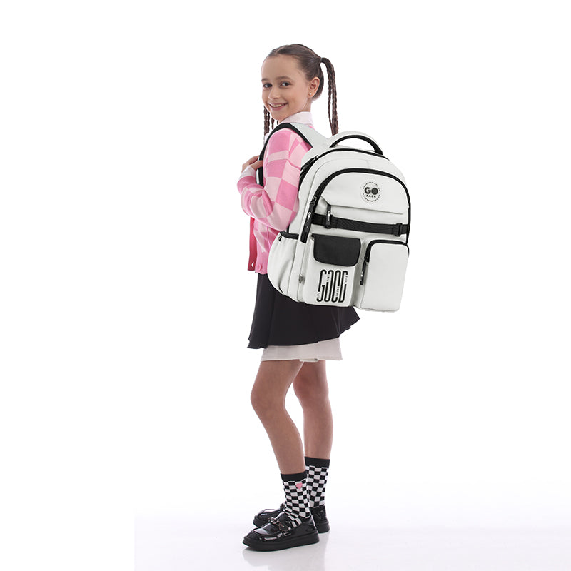 Backpack GoPack Education Light gray GO26-183M-2