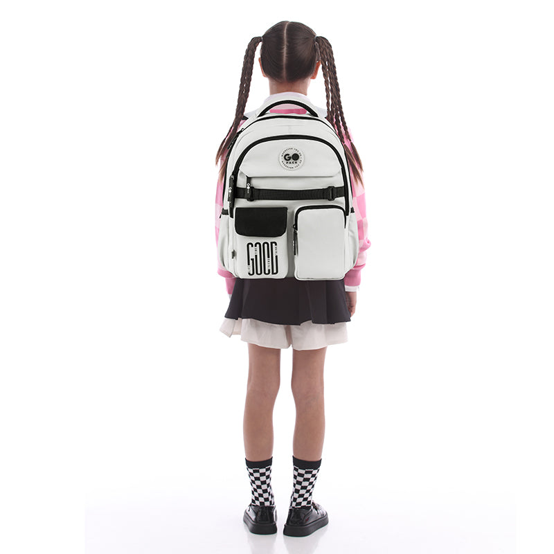 Backpack GoPack Education Light gray GO26-183M-2