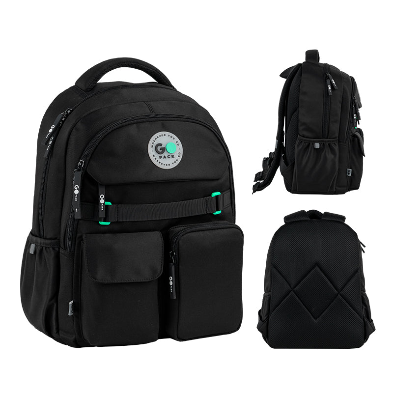 Backpack GoPack Education Black GO26-183M-3
