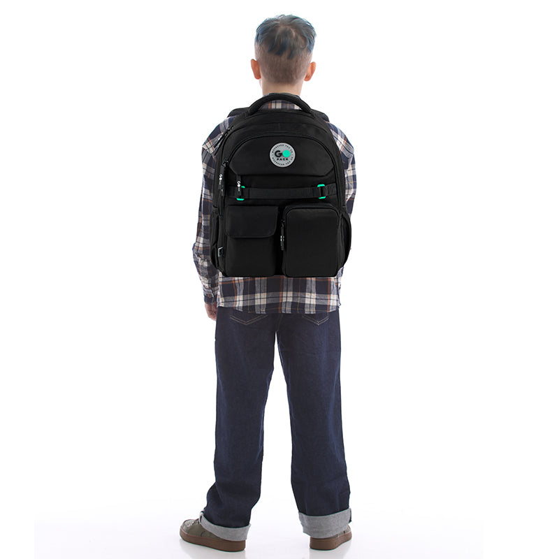 Backpack GoPack Education Black GO26-183M-3