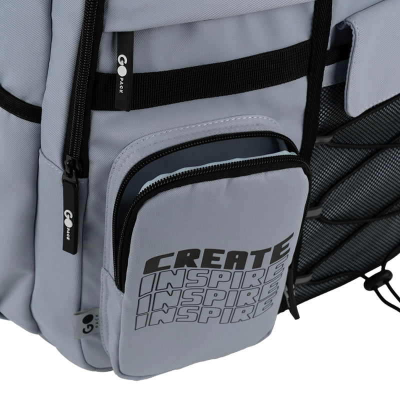 Backpack GoPack Education Teens Gray GO26-184L-2