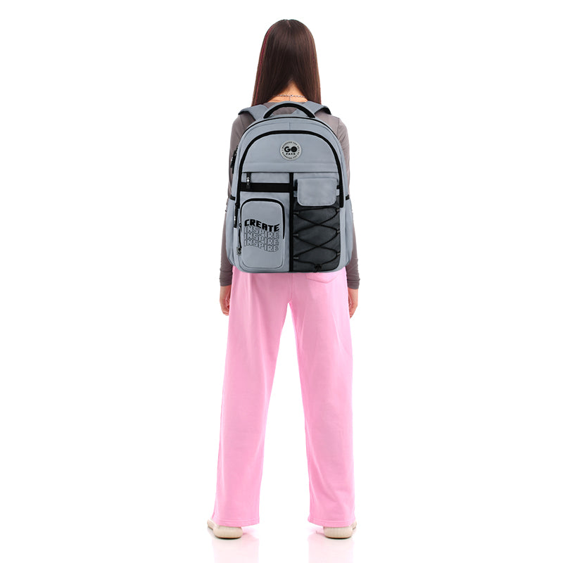 Backpack GoPack Education Teens Gray GO26-184L-2