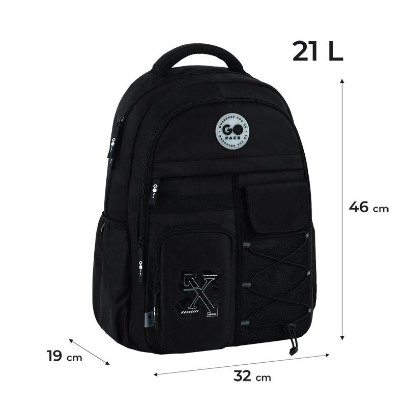 Backpack GoPack Education Teens Black GO26-184L-3