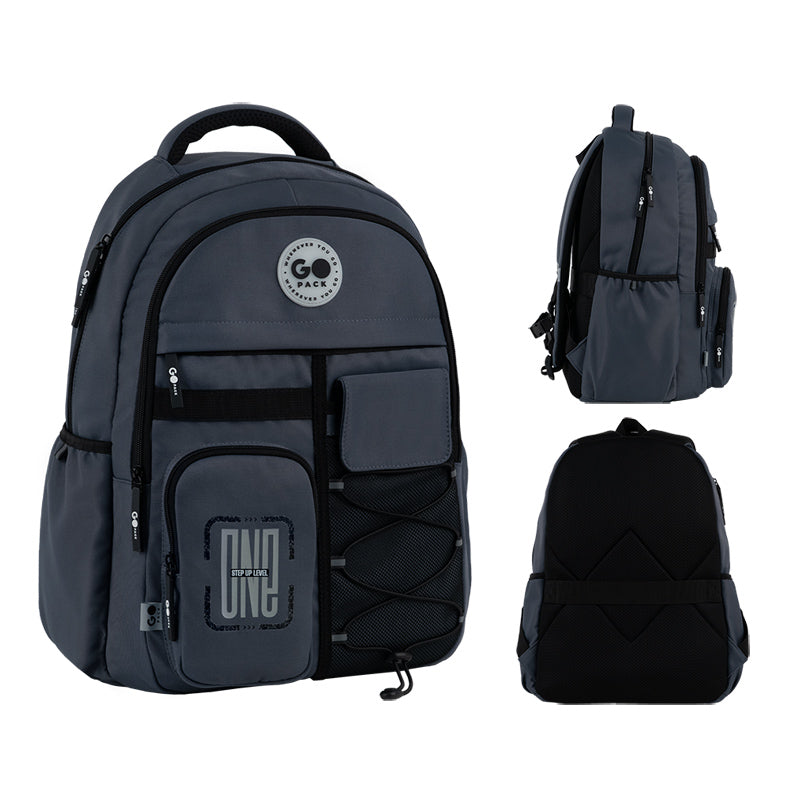 Backpack GoPack Education Teens Dark gray GO26-184L-4