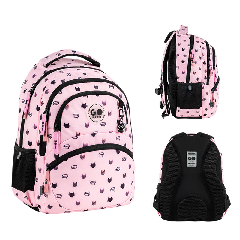 Backpack GoPack Education Meow Cats GO26-175M-1