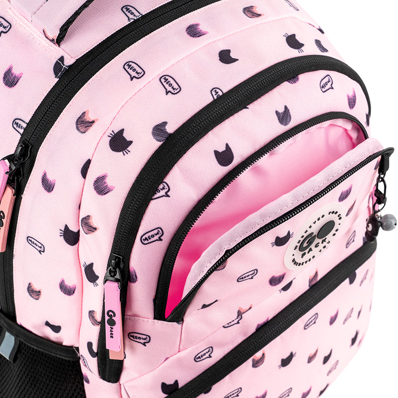 Backpack GoPack Education Meow Cats GO26-175M-1