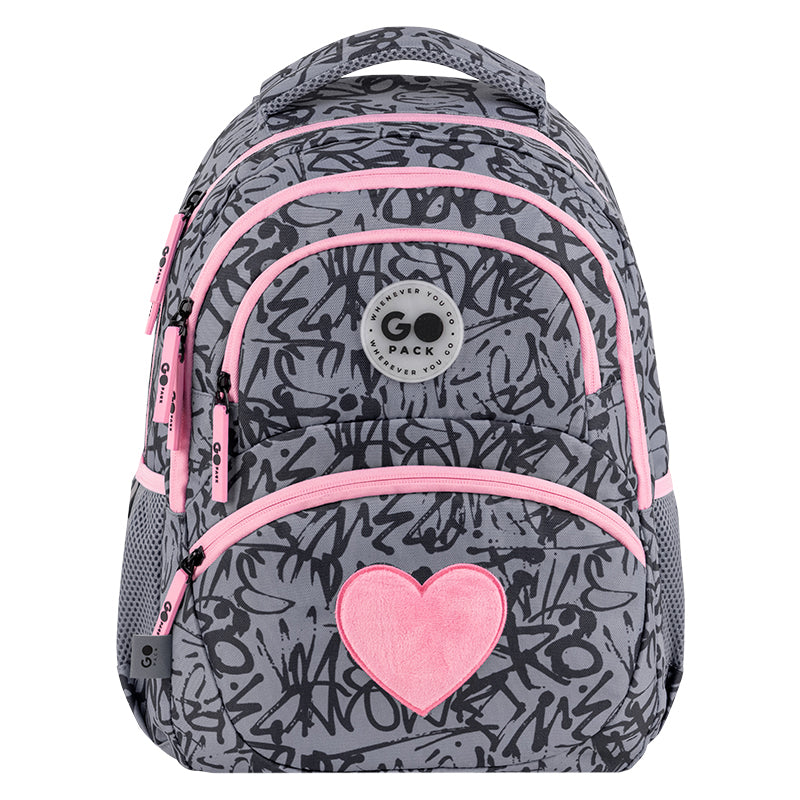 Backpack GoPack Education Fluffy Heart GO26-175M-4