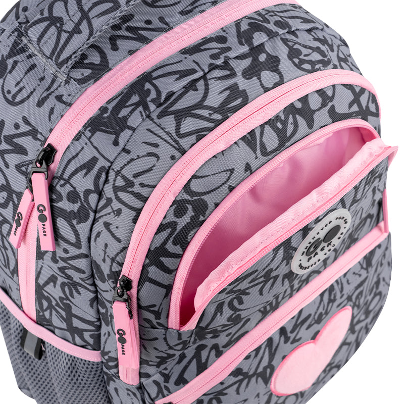 Backpack GoPack Education Fluffy Heart GO26-175M-4