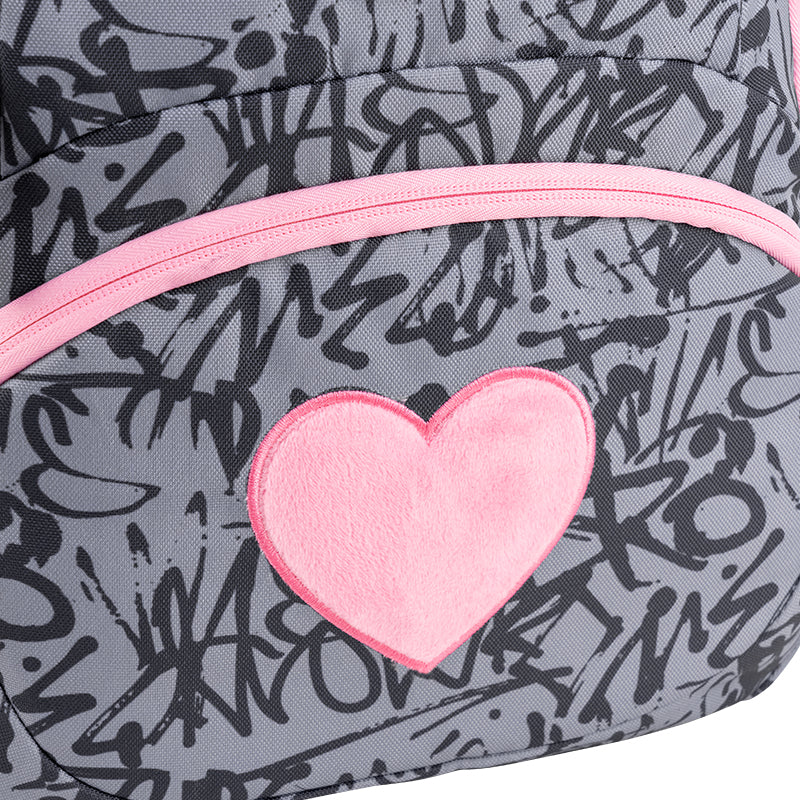 Backpack GoPack Education Fluffy Heart GO26-175M-4