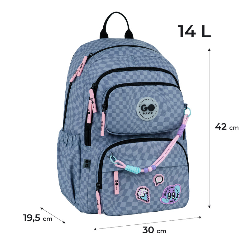 Backpack GoPack Education Pixel Mood GO26-120M-2