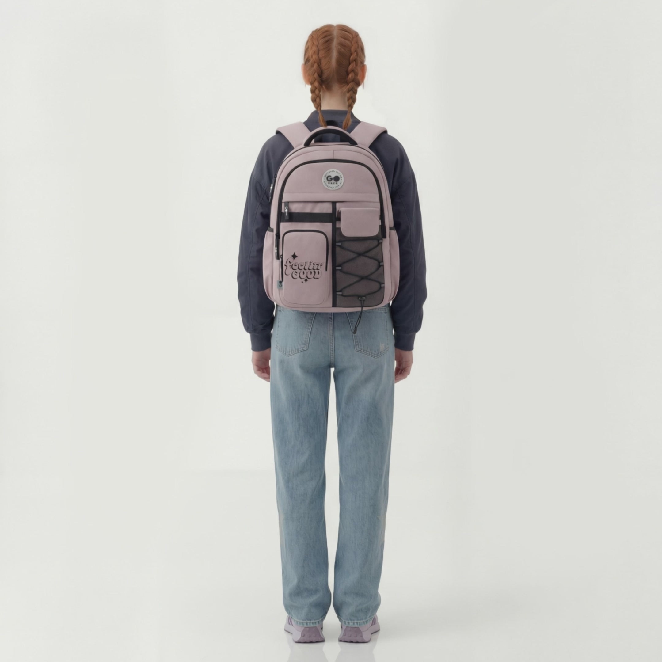 Load video: Backpack GoPack Education Teens Pink GO26-184L-1