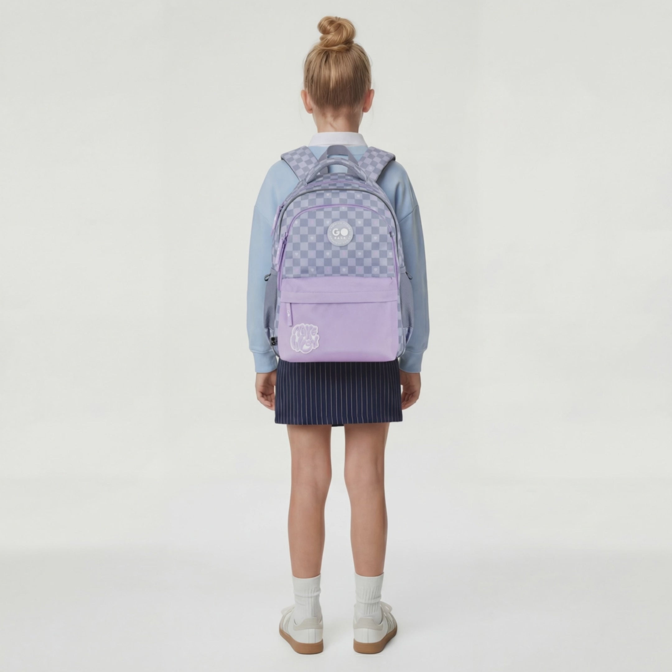 Load video: School backpack GoPack Education Make A Wish GO26-182M-1