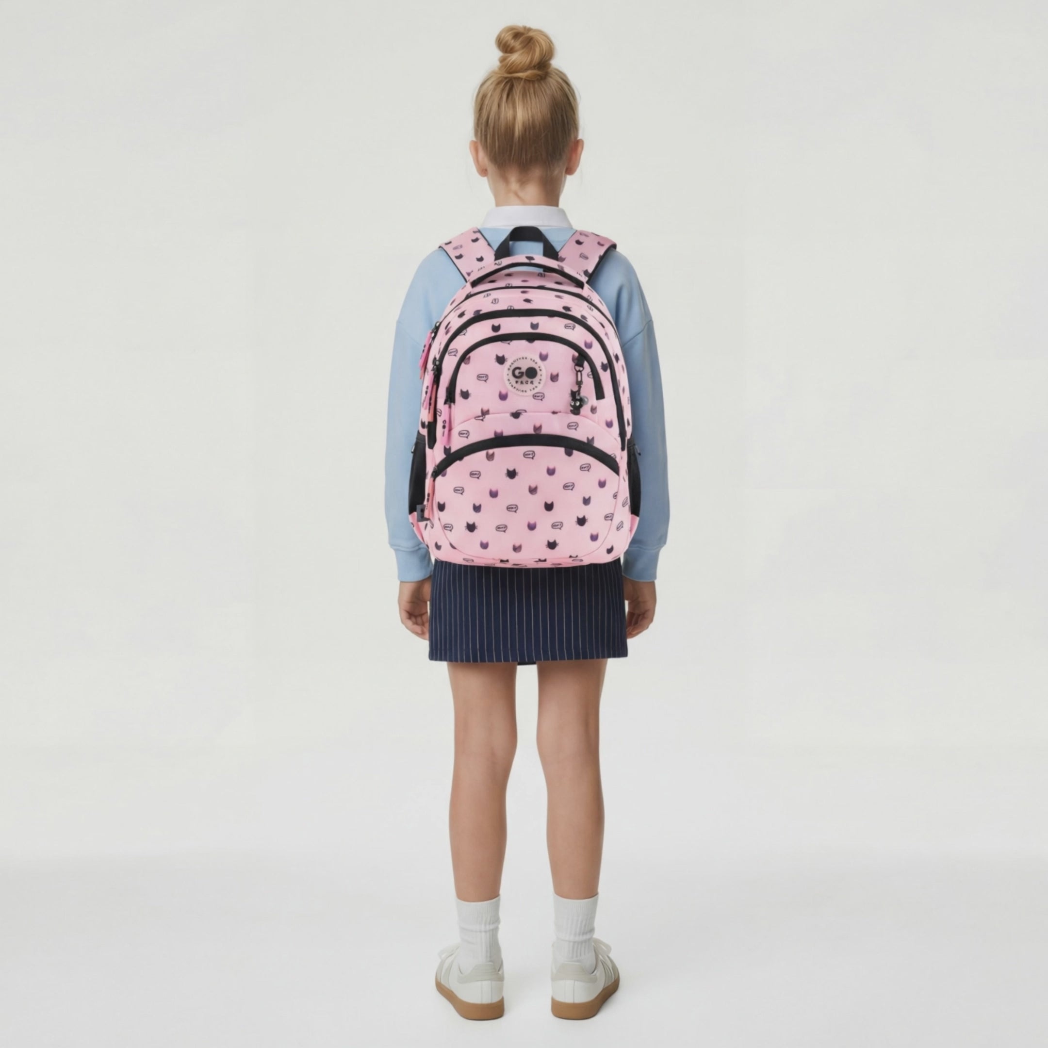 Load video: Backpack GoPack Education Meow Cats GO26-175M-1