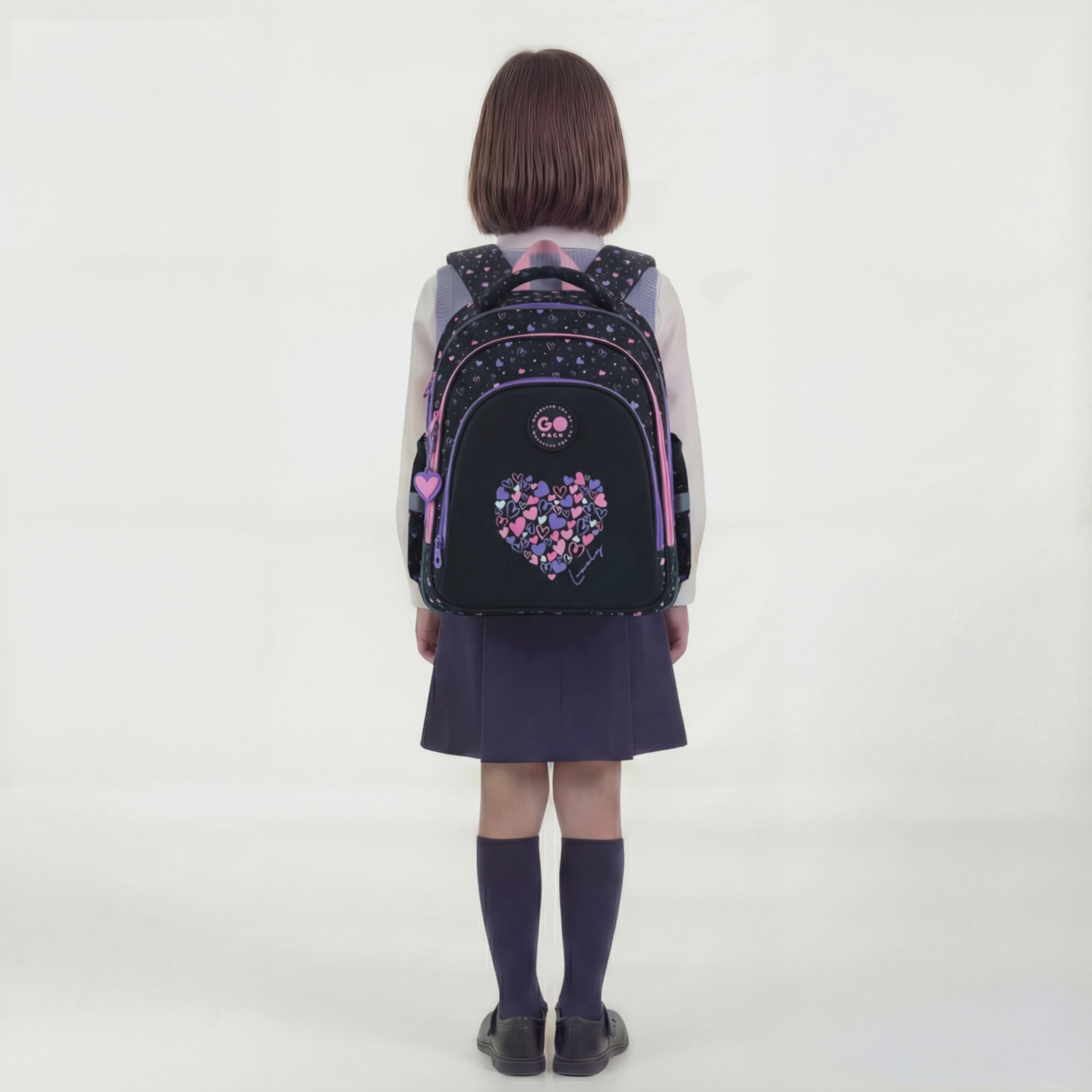 Load video: School backpack GoPack Education Bright&amp;Awesome GO26-2606S-3