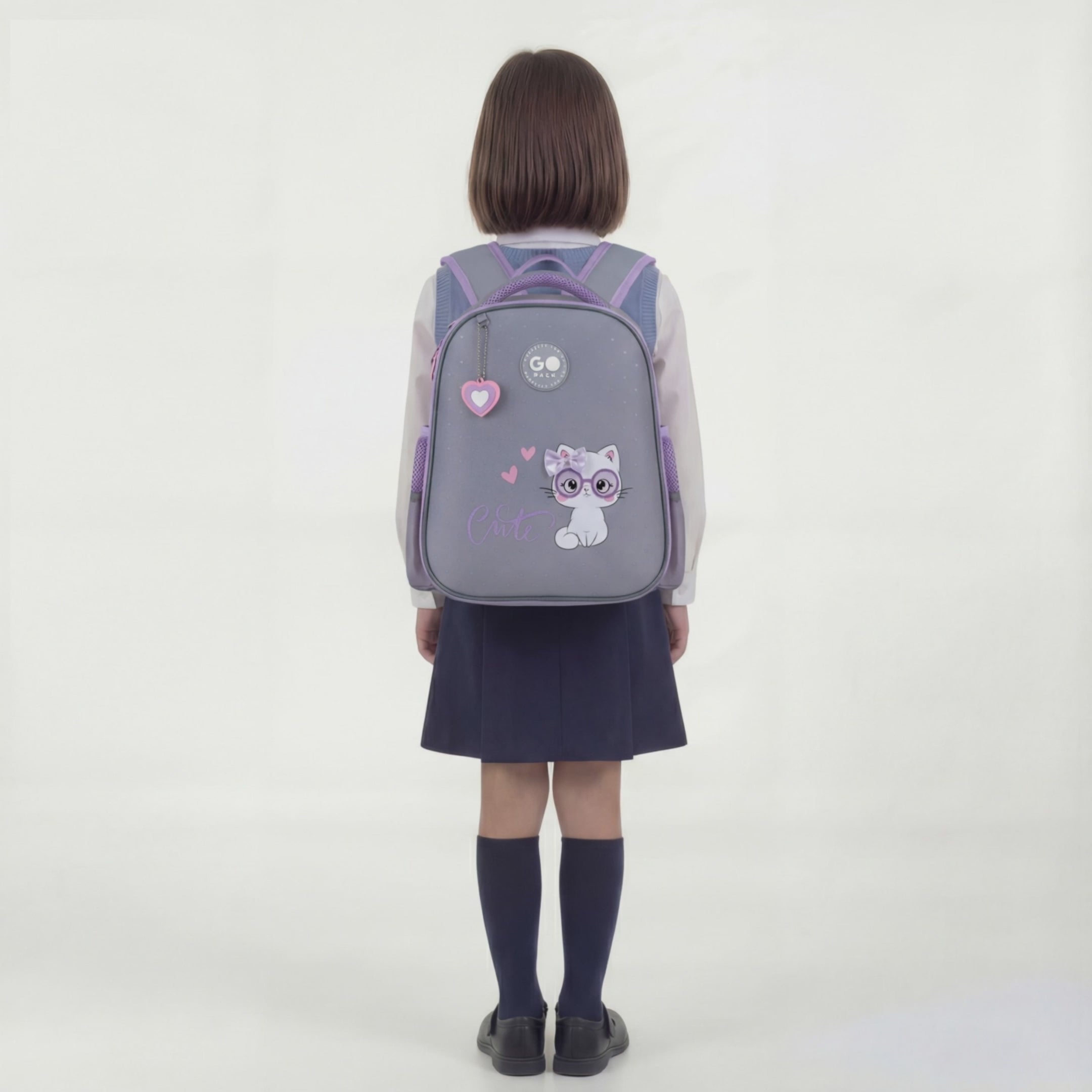 Load video: Backpack GoPack Education Cute Kitty GO26-165S-3