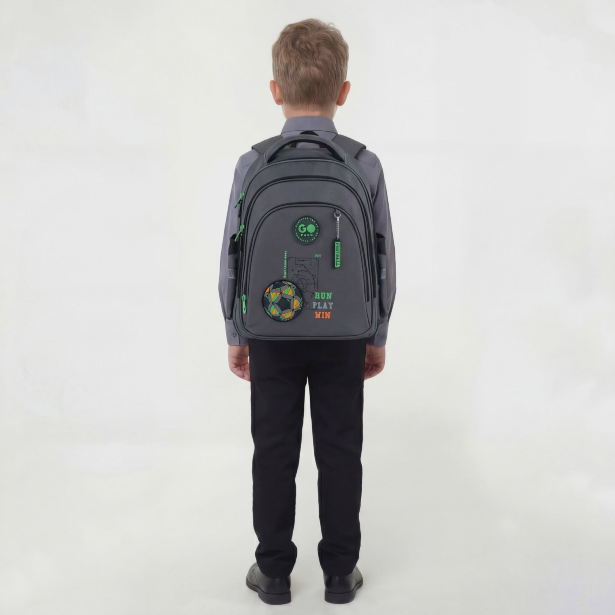 Load video: School backpack GoPack Education Run Play Win GO26-2606S-4